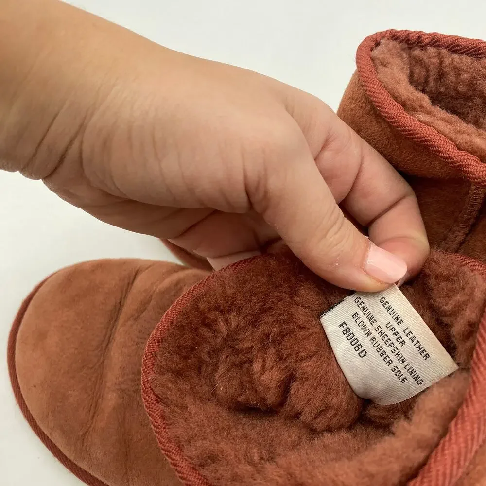 Ugg Australia Pink Brick mini Boots